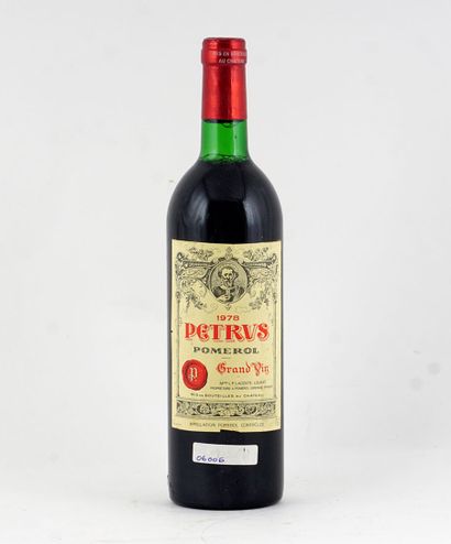 null Pétrus 1978

Pomerol Appellation Contrôlée

Niveau B

1 bouteille