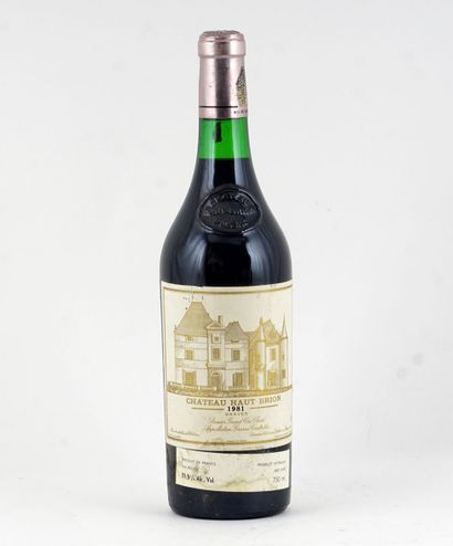 null Château Haut-Brion 1981 - 1 bouteille (Collection Claude Lanthier)