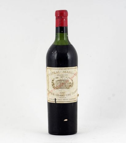  Château Margaux 1947 
Margaux Appellation Contrôlée 
Niveau bas 
1 bouteille
