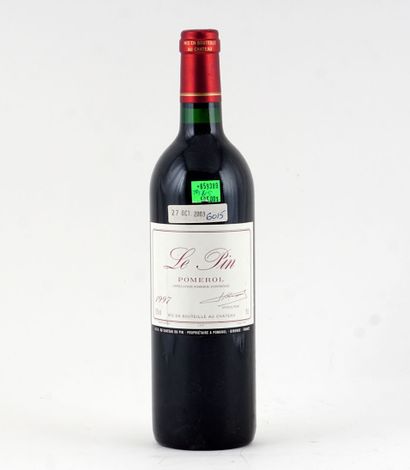 null Le Pin 1997

Pomerol Appellation Contrôlée

Niveau A

1 bouteille