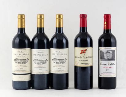 null Château La Fleur-Pétrus 2005, Château Taillefer 2009 Château Rauzan-Ségla 2000,...