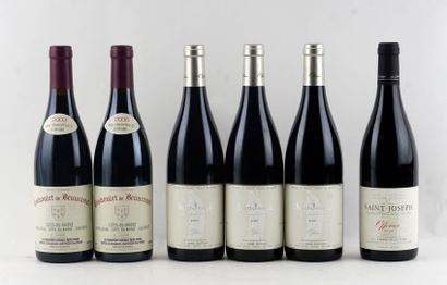 null Coudoulet de Beaucastel 2003, 2005 St-Joseph Offenus 2007, Chave Sélection -...