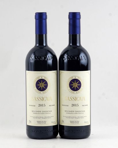 null Sassicaia 2015 - 2 bouteilles