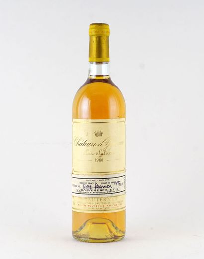 null Château d’Yquem 1980

Sauternes Appellation Contrôlée

Niveau A-B

1 boutei...