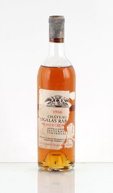 null Château Sigalas Rabaud 1966 - 1 bouteille