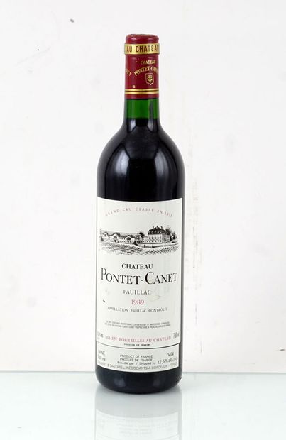 Château Pontet-Canet 1989 
Pauillac Appellation...