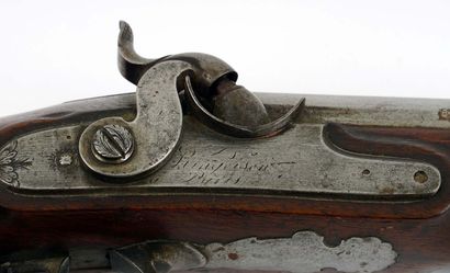 null Flintlock pistol converted to percussion.

Flintlock converted to percussion...