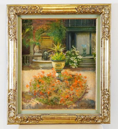 null RICHIR, Herman Jean Joseph (1866-1942)

Untitled - Square with fountain

Oil...