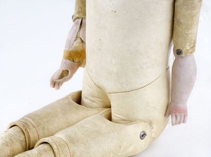 null German brand KESTNER doll, size 12, porcelain head, forearms and hands, body...