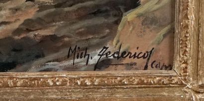 null FEDERICO, Michele (1884-1966)

"Capri: La côte après l'orage"

Oil on canvas

Signed...