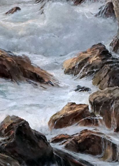 null FEDERICO, Michele (1884-1966)

"Capri: La côte après l'orage"

Oil on canvas

Signed...
