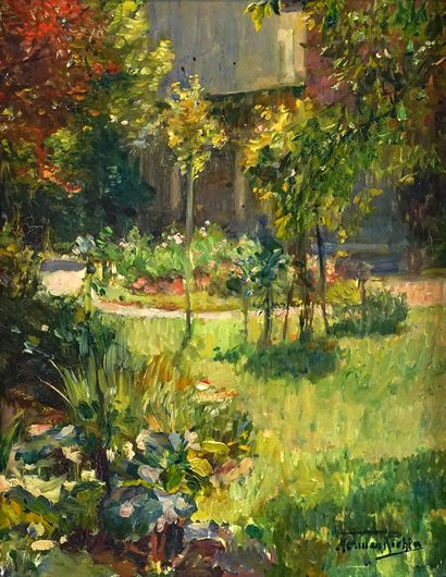 null RICHIR, Herman Jean Joseph (1866-1942)

Jardin

Huile sur panneau

Signée en...