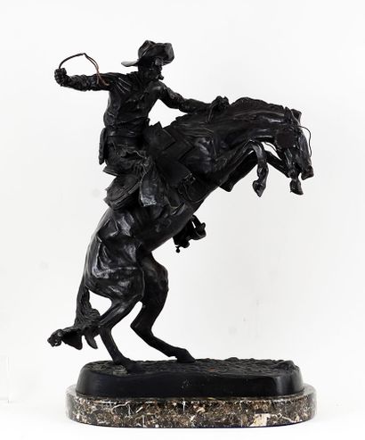 null D’après REMINGTON, Frederic (1861 - 1909)

"Bronco buster"

Bronze sur base...