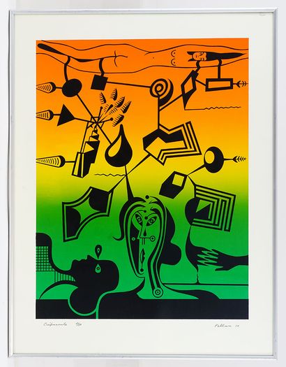 null PELLAN, Alfred (1906-1988)

"Crépuscule"

Silkscreen

Signed and dated lower...