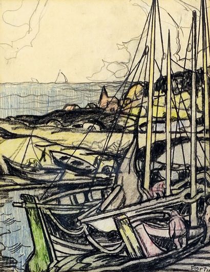 null FORTIN, Marc-Aurèle (1888-1970)

"Gaspésie, Barques de pêcheurs"

Aquarelle...