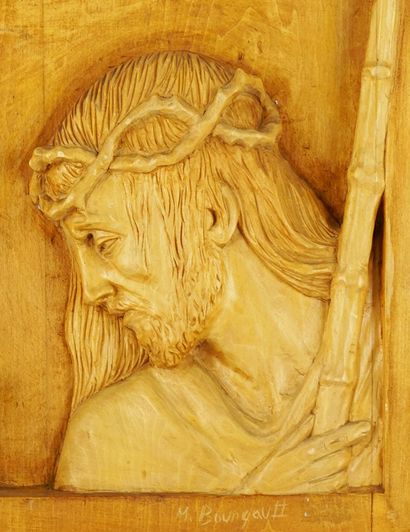 null BOURGAULT, Médard (1897-1967)

Untitled

Sculpted wood low-relief

Signed on...