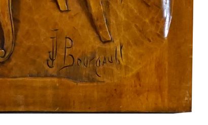 null BOURGAULT, Jean-Julien (1910-1996)

"La rencontre chez le seigneur"

Bas-relief...
