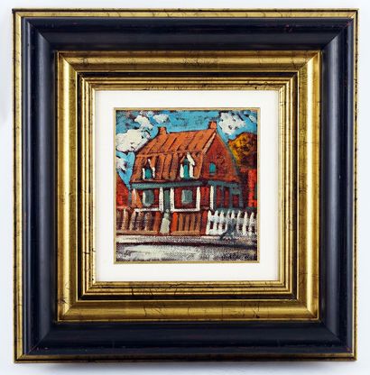 null FORTIN, Marc-Aurèle (1888-1970)

"Maison"

Oil on board

Signed on the lower...