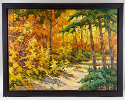 null TATOSSIAN, Armand (1951-2012)

"Forêt en automne, Québec"

Oil on canvas: A....
