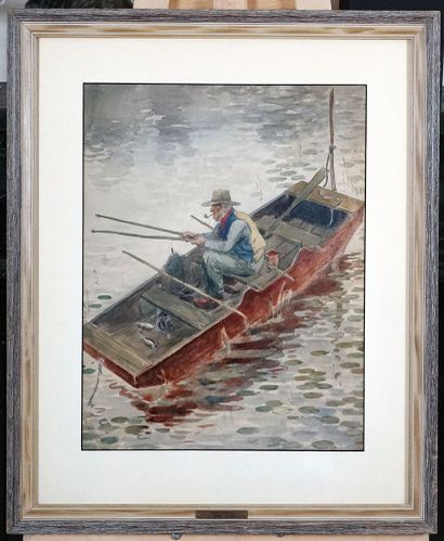 null JULIEN, Henri Octave (1852-1908)

"La pêche à la barbotte"

Aquarelle

Titrée...