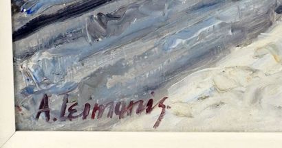 null LEIMANIS, Andris (1938-)

"Foggy winter morning, Peel St. McGregor"

Oil on...