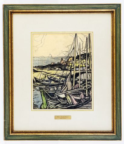 null FORTIN, Marc-Aurèle (1888-1970)

"Gaspésie, Barques de pêcheurs"

Watercolour...