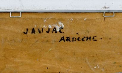 null BEAU, Henri (1863-1949) 

"Jaujac, Ardèche"

Oil on board

Signed on teh lower...