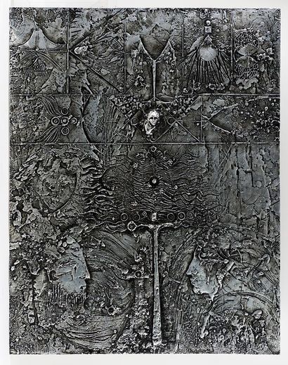 BONET, Jordi (1932-1979) 
tree of life 
Metal...