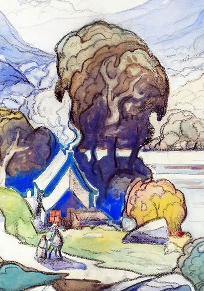 null FORTIN, Marc-Aurèle (1888-1970)

"Reflets d'automne Québécois"

Aquarelle

Signée...