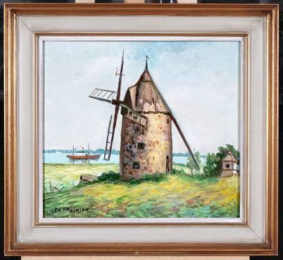 null POIRIER, Narcisse (1883-1983)

"Moulin de Verchères"

Huile sur toile

Signée...