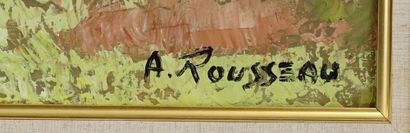 null ROUSSEAU, Albert (1908-1982)

Sans titre - Maison

Huile sur toile

Signée en...