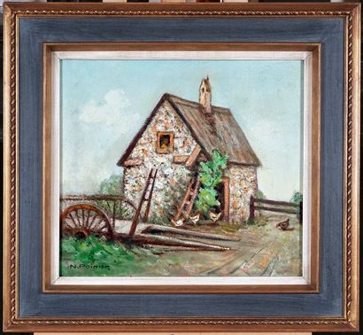 null POIRIER, Narcisse (1883-1983)

"Petite grange Sault Recollet"

Huile sur toile

Signée...