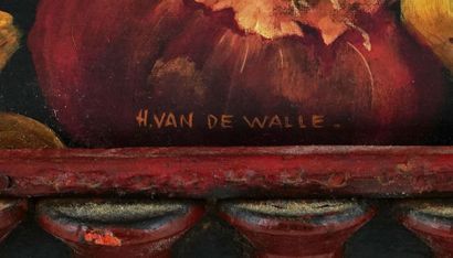 null VAN DE WALLE, Hubert (1930-)

Nature morte aux oignons

Huile sur toile marouflée...