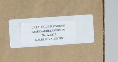 null FORTIN, Marc-Aurèle (1888-1970)

"Reflets d'automne Québécois"

Watercolour

Signed...