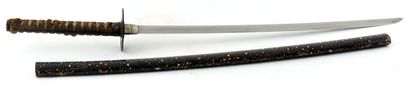 null SABRE JAPONAIS / JAPANESE SWORD

Un sabre japonais avec un fourreau en galuchat.

Japon,...
