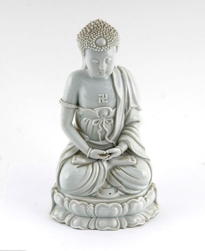 null BOUDDHA / BUDDHA

Sujet en porcelaine blanc de Chine, représentant le bouddha...