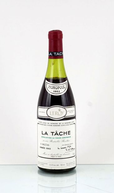 null La Tâche 1982

La Tâche Appellation Contrôlée

Société Civile du Domaine de...