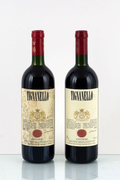  Tignanello 1988 
Vino da Tavola 
Niveau B 
1 bouteille 
 
Tignanello 1989 
Vino...