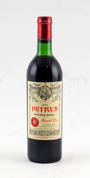  Pétrus 1970 
Pomerol Appellation Contrôlée 
Niveau B 
1 bouteille