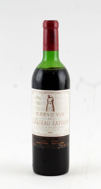  Château Latour 1970 
Pauillac Appellation Contrôlée 
Niveau bas 
1 bouteille