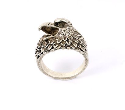 AIGLE / EAGLE

Silver colored metal ring...
