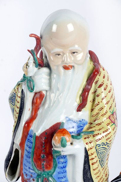 null ZHOULAO

Statuette représentant Zhoulao accompagné d'une grue. Chine, XXe siècle.



Hauteur...