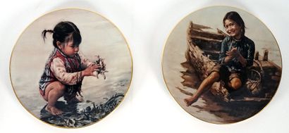 null KEE FUNG NG (1941- )

Set of six porcelain plates from the series "The Children...