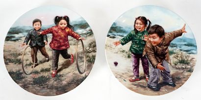null KEE FUNG NG (1941- )

Ensemble de six assiettes de la collection "Chinese Children's...