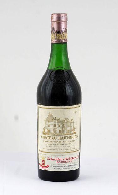 null Château Haut-Brion 1970
Graves Appellation Contrôlée
Niveau bas
1 bouteille
