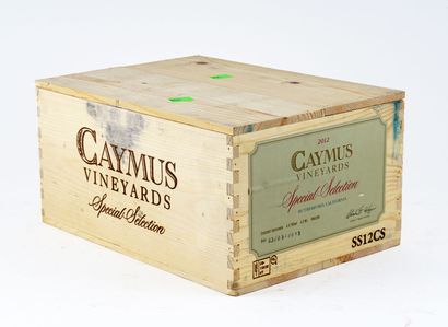 null Caymus Special Selection 2012
Napa Valley
Niveau A
6 bouteilles
Caisse en bois...