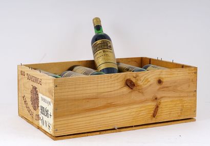 null Château Rouget 1979
Pomerol Appellaton Contrôlée
Niveau B-C
12 bouteilles
Caisse...