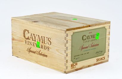 null Caymus Special Selection 2010
Napa Valley
Niveau A
6 bouteilles
Caisse en bois...