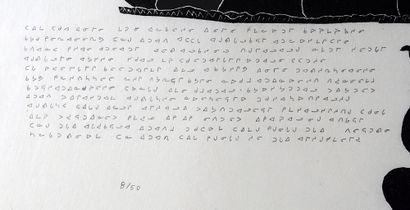 null ETOK, Tivi (1929-)

"Another story about Ekeagualuk"

Gravure sur pierre

Numérotée...