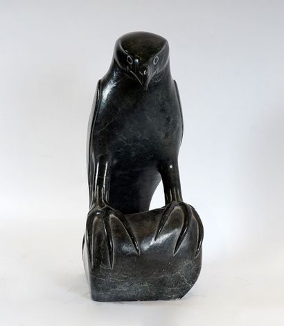 null TOOKALOOK, Thomassie (actif XXe)

"Falcon"

Pierre à savon sculptée

Signée...